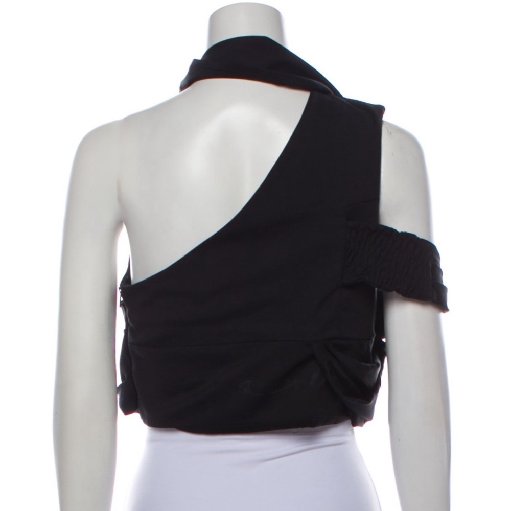 Tibi Black Wrap Vest - Picture 3 of 8